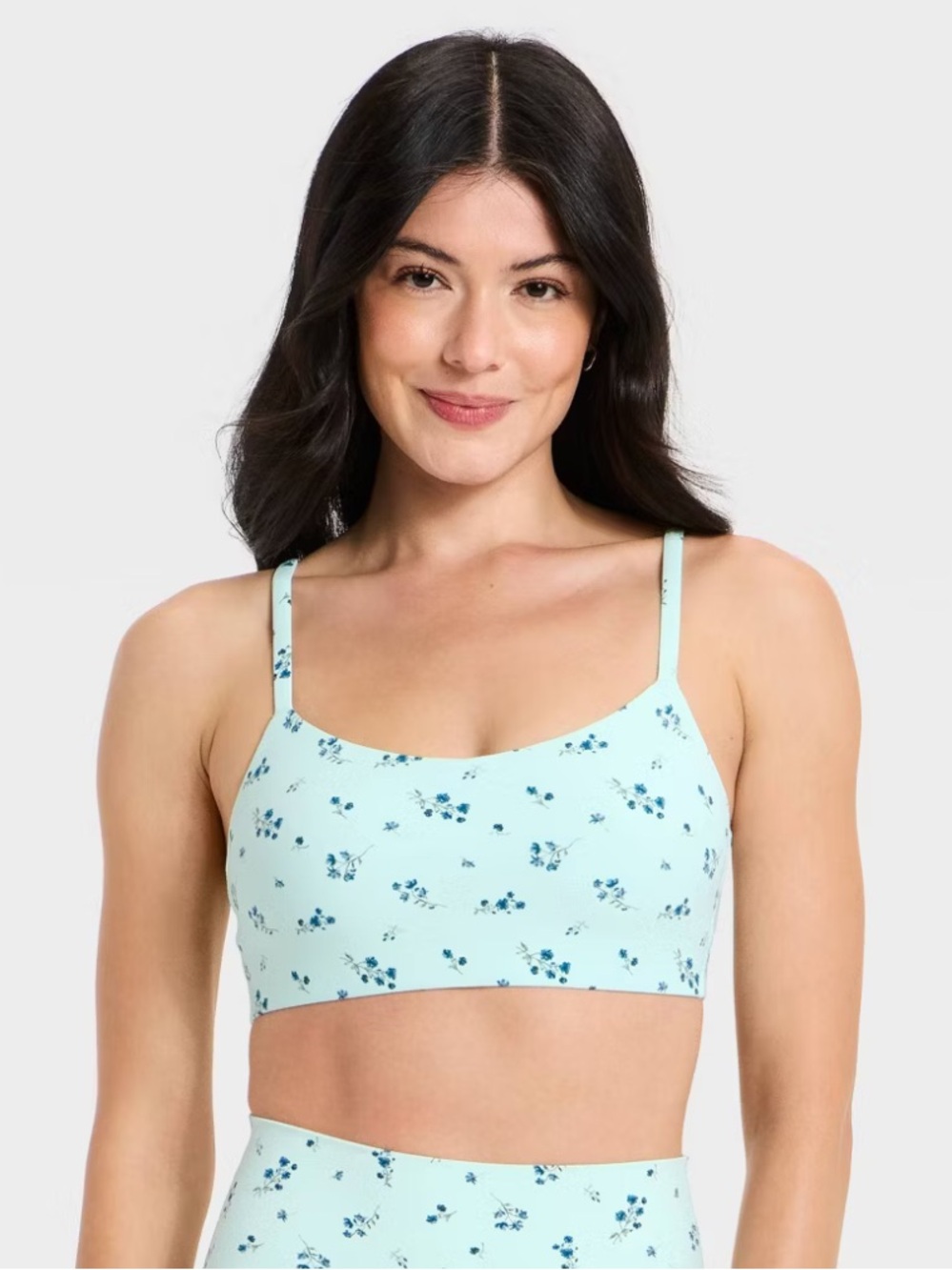 Everyday Soft Light Support Bra - All In Motion™ - Light Mint Green Sz S